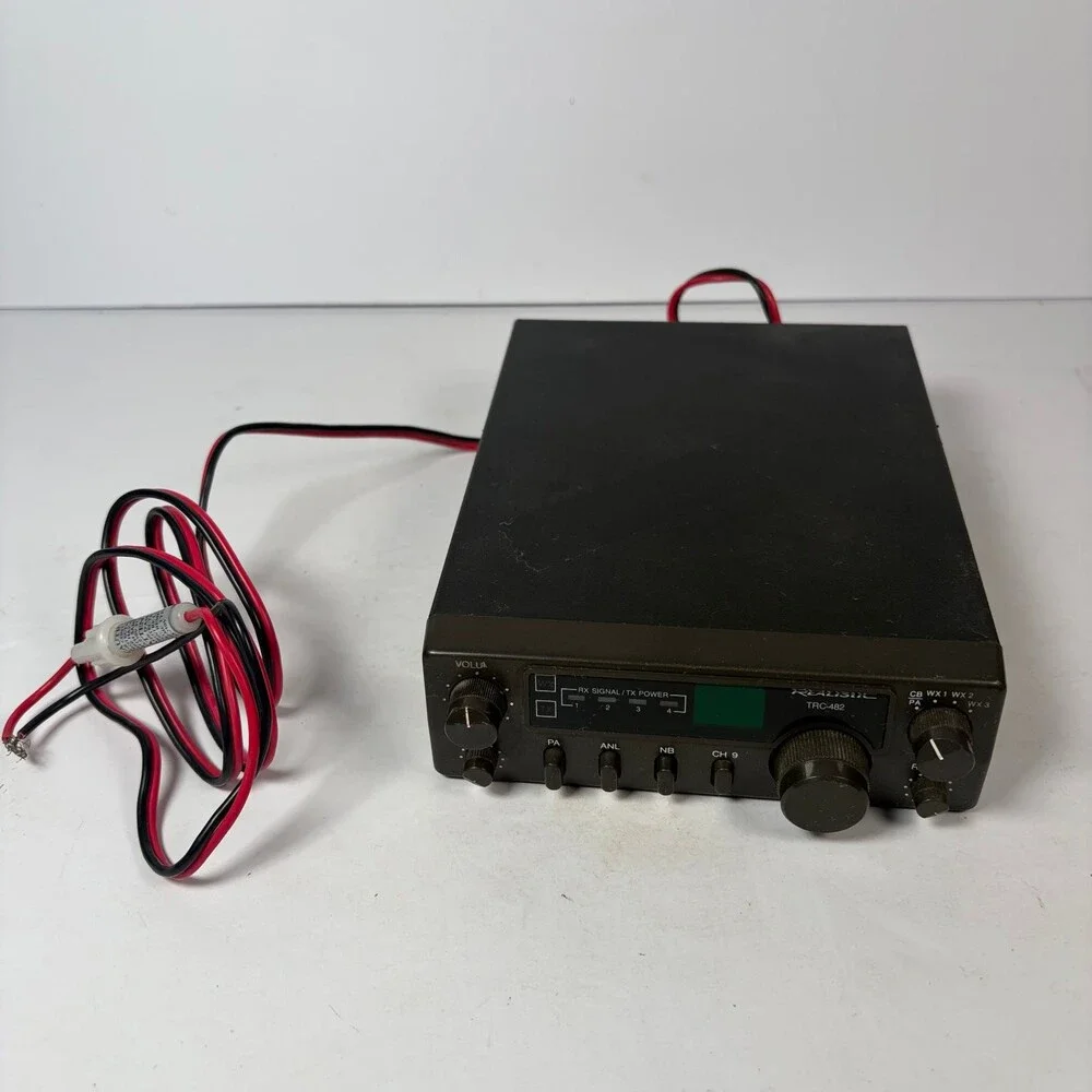 Untested Realistic TRC-482 CB Radio Transceiver 40 Channel Mobile Base Weather